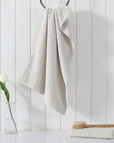 Northern Pacific 2-Piece Hand Towel Set - Brown