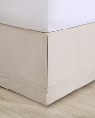 Tailored King Bed Skirt - Beige