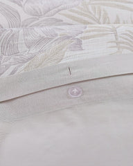 Island Estate Jungle Palms Reversible 3-Piece King Duvet Cover Set - Beige