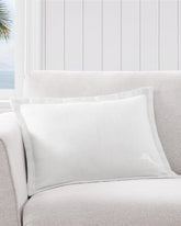 Island Estate Decorative Pillow - White