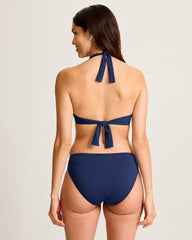 Pearl Underwire Halter Bikini Top - Mare Navy