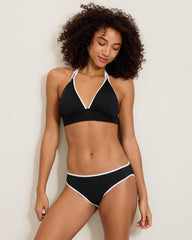 Island Cays Cabana Hipster Bikini Bottoms - Black