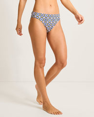 Playa Marbella Reversible Hipster Bikini Bottoms - Malibu Peach Rev