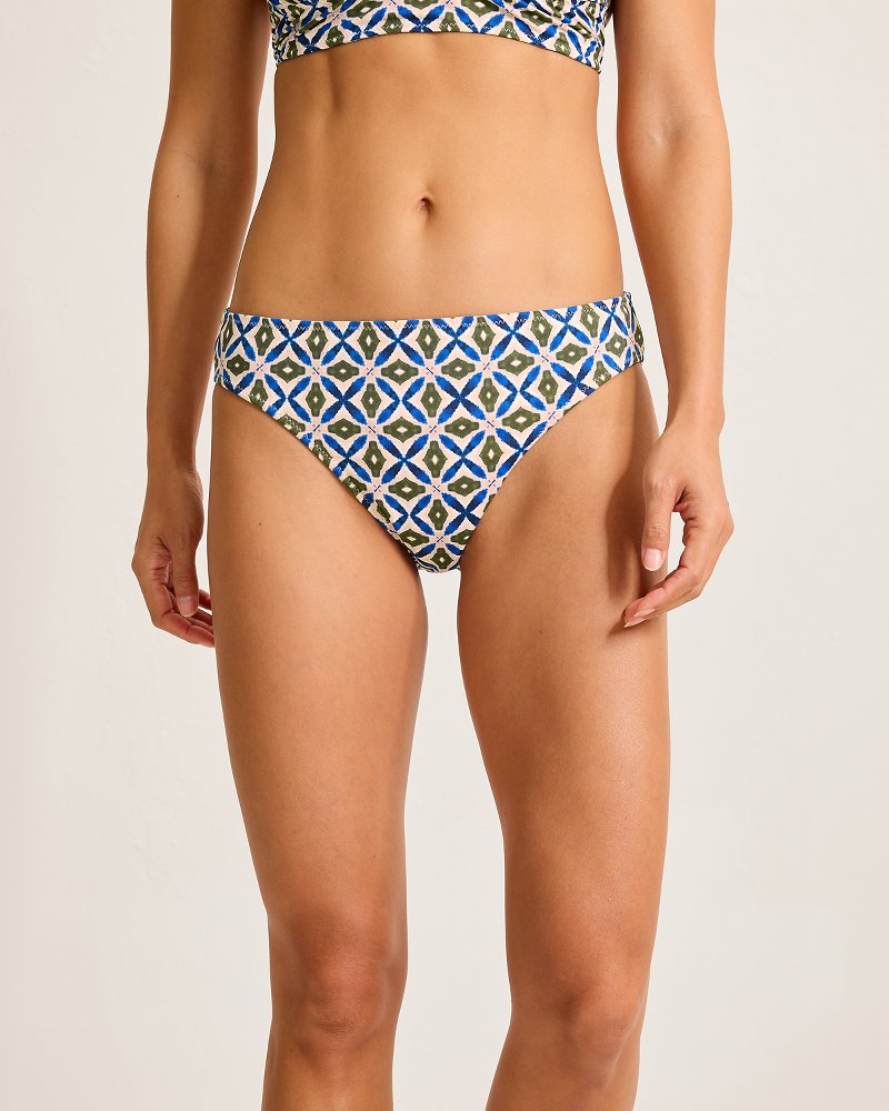 Playa Marbella Reversible Hipster Bikini Bottoms - Malibu Peach Rev