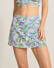 Island Cays Poolside Palms Skort - Four Leaf Clover