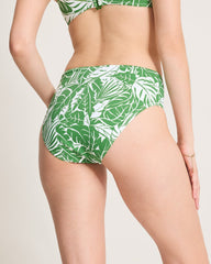 Palm Modern Costa Verde High-Waist Bikini Bottoms - Four Leaf Clover