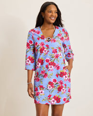 Tropic Isles Chambray Beach Spa Dress - Blue Monday