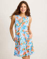 Goa Tropical Spa Coverup Dress - White