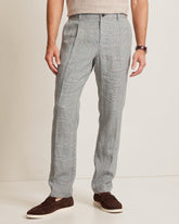 Baird McNutt Dublin Bay Linen Pants - Insignia Blue