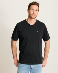 New Bali Skyline V-Neck T-Shirt - Black