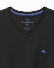 New Bali Skyline V-Neck T-Shirt - Black