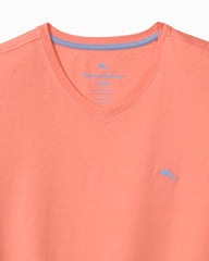 New Bali Skyline V-Neck T-Shirt - Passion Peach