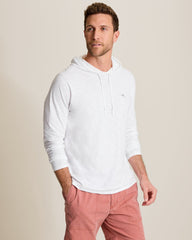 Bali Beach Long-Sleeve Hoodie - White