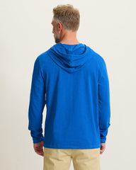Bali Beach Long-Sleeve Hoodie - Blue Splash