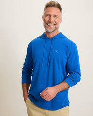 Bali Beach Long-Sleeve Hoodie - Blue Splash