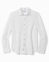 San Lucio Stretch Knit Shirt - White
