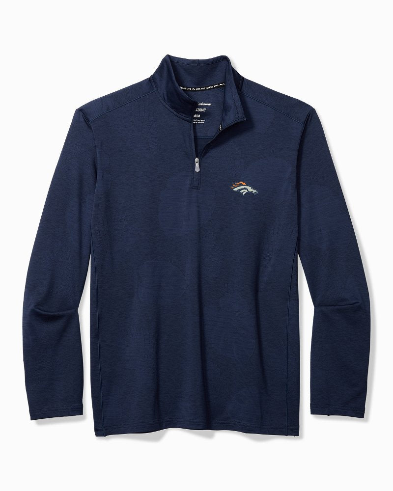 NFL Delray Frond Half-Zip IslandZone Sweatshirt - denver_broncos