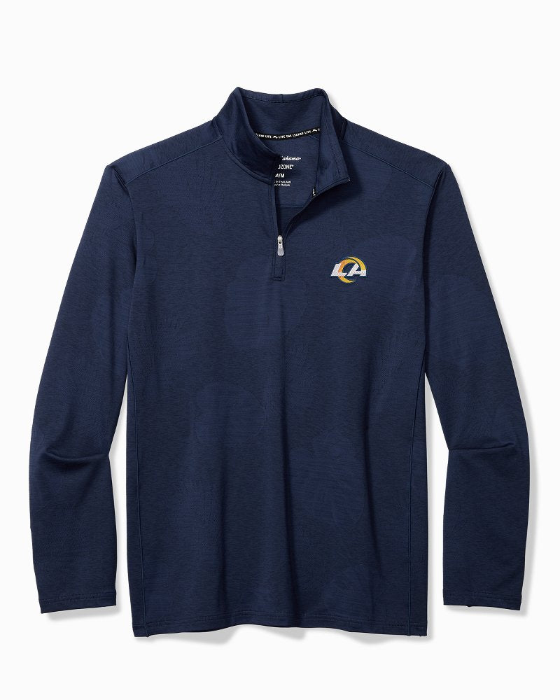 NFL Delray Frond Half-Zip IslandZone Sweatshirt - los_angeles_rams