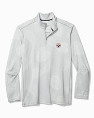 NFL Delray Frond Half-Zip IslandZone Sweatshirt - pittsburgh_steelers