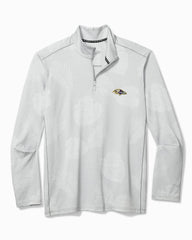 NFL Delray Frond Half-Zip IslandZone Sweatshirt - baltimore_ravens