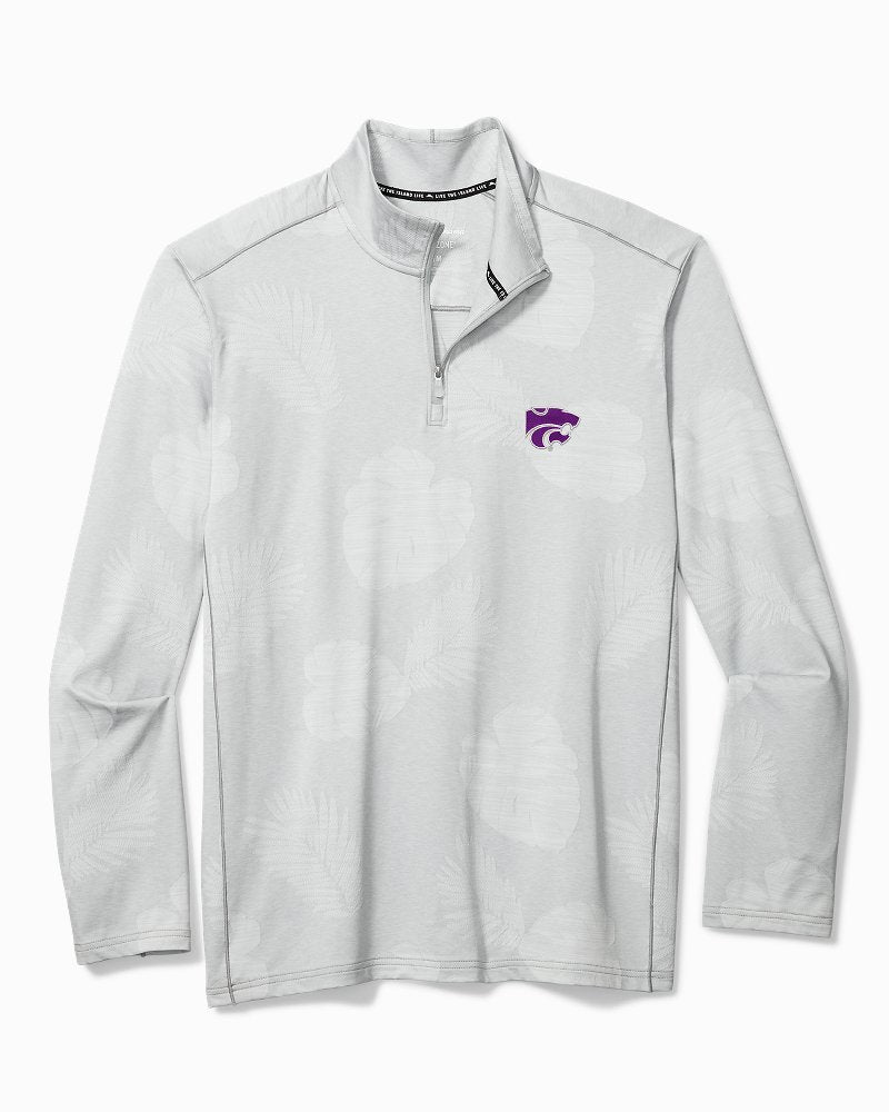 Collegiate Delray Frond Half-Zip IslandZone Sweatshirt - kansas_state