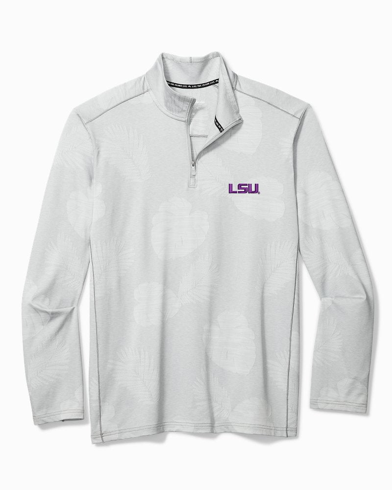 Collegiate Delray Frond Half-Zip IslandZone Sweatshirt - LSU