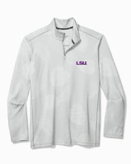 Collegiate Delray Frond Half-Zip IslandZone Sweatshirt - LSU