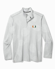 Collegiate Delray Frond Half-Zip IslandZone Sweatshirt - Miami