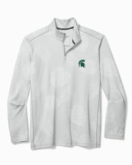 Collegiate Delray Frond Half-Zip IslandZone Sweatshirt - michigan_state