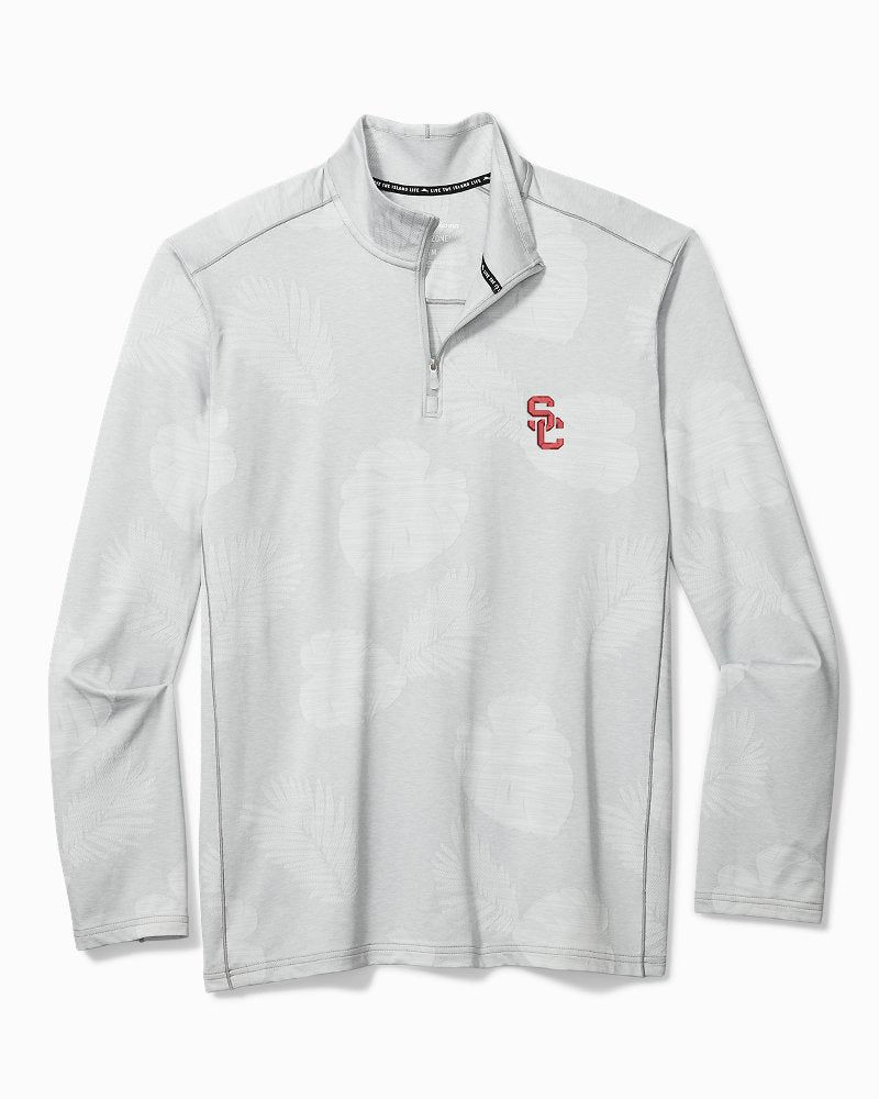 Collegiate Delray Frond Half-Zip IslandZone Sweatshirt - USC