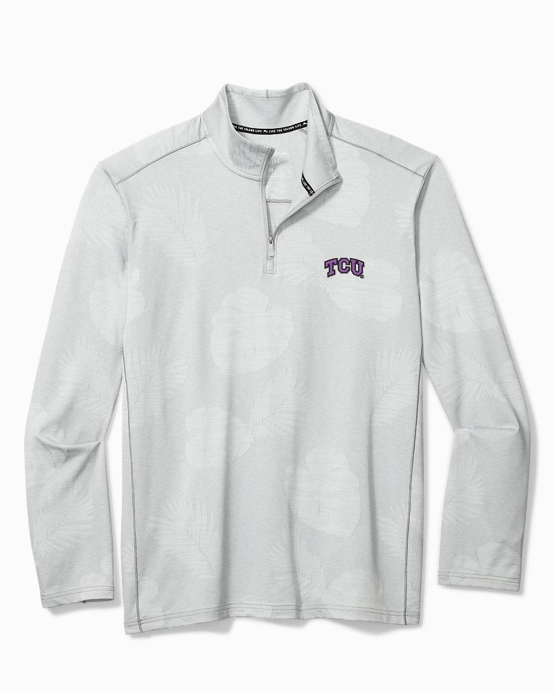 Collegiate Delray Frond Half-Zip IslandZone Sweatshirt - TCU