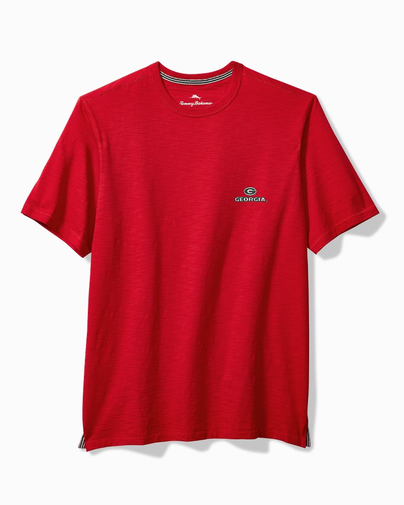 Collegiate Bali Beach Crew T-Shirt - Georgiared C