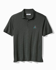 MLB Bay Stripe IslandZone Polo - arizona_diamondbacks
