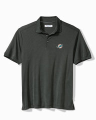 NFL Bay Stripe IslandZone Polo - miami_dolphins