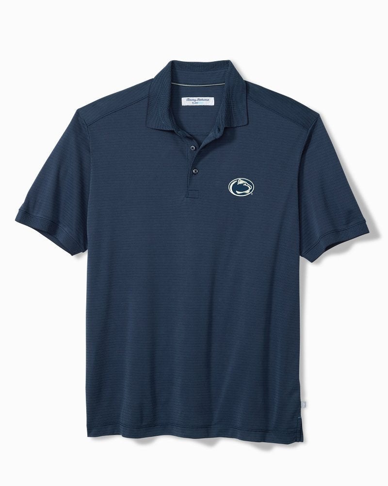 Collegiate Bay Stripe IslandZone Polo - penn_state