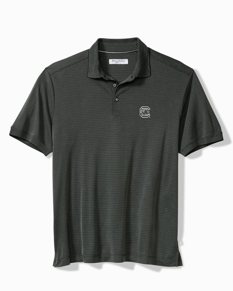 Collegiate Bay Stripe IslandZone Polo - south_carolina