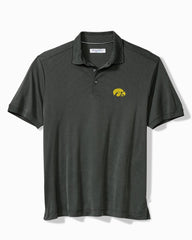 Collegiate Bay Stripe IslandZone Polo - iowa