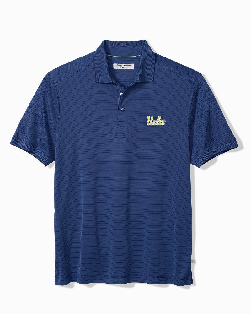 Collegiate Bay Stripe IslandZone Polo - UCLA