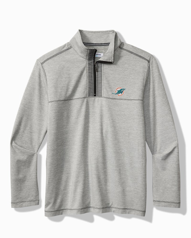 NFL High Score Half-Zip IslandZone Sweatshirt - miami_dolphins
