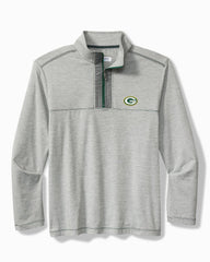 NFL High Score Half-Zip IslandZone Sweatshirt - green_bay_packers