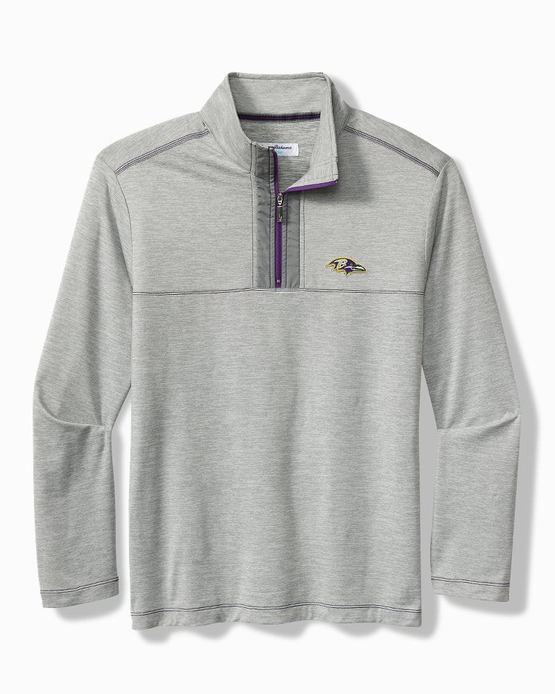 NFL High Score Half-Zip IslandZone Sweatshirt - baltimore_ravens