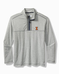 Collegiate High Score Half-Zip IslandZone Sweatshirt - illinois