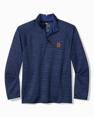 MLB Palm Pro Half-Zip IslandZone Sweatshirt - detroit_tigers