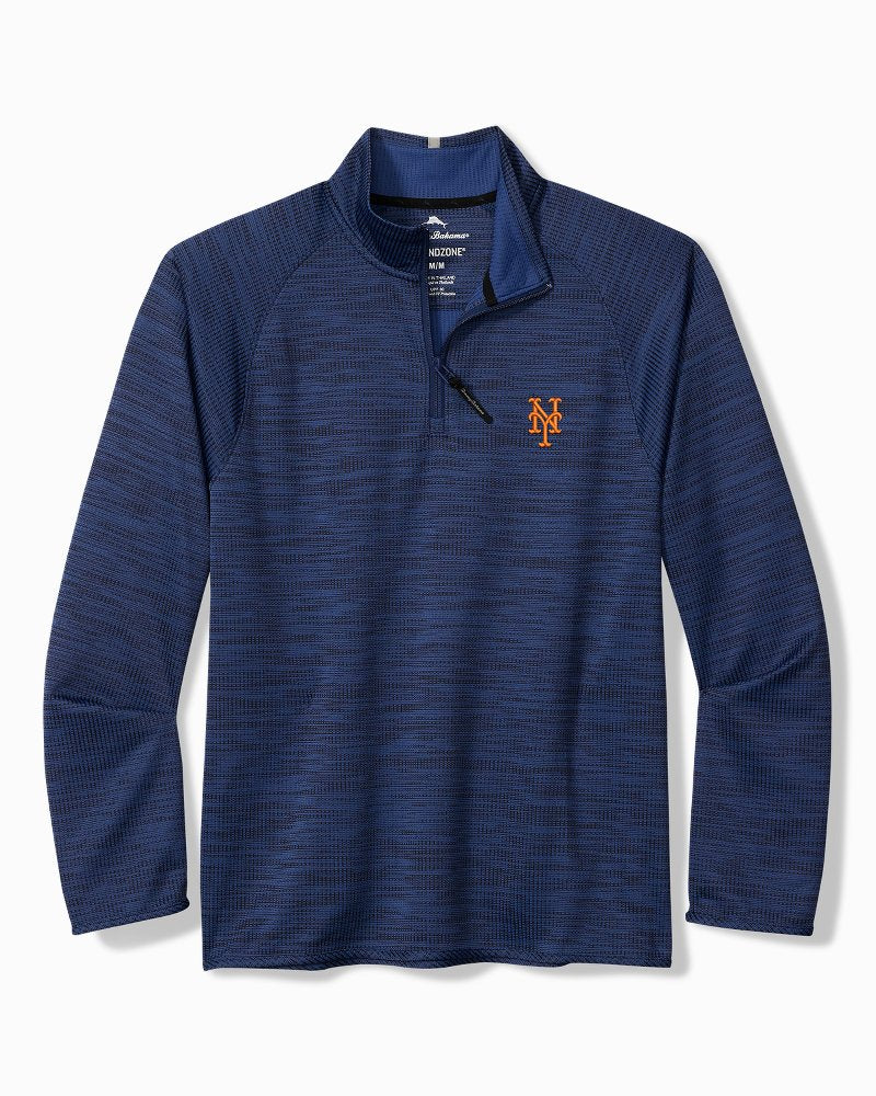 MLB Palm Pro Half-Zip IslandZone Sweatshirt - new_york_mets
