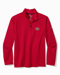 NFL Palm Pro Half-Zip IslandZone Sweatshirt - san_francisco_49ers