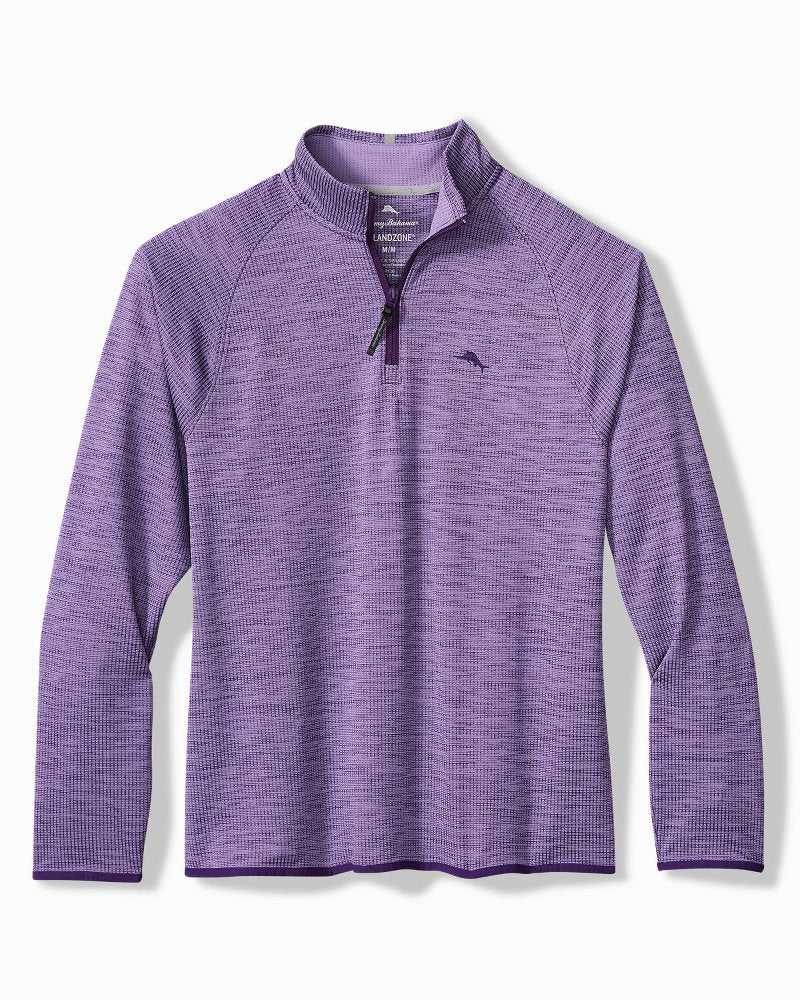 Palm Pro Half-Zip IslandZone Sweatshirt - Rich Amethyst