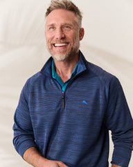 Palm Pro Half-Zip IslandZone Sweatshirt - Maritime