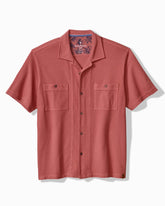 Campanella Cotton Camp Shirt - Hibiscus