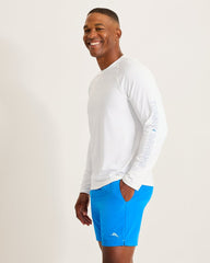Chill Time Tropics IslandZone Rash Guard - White