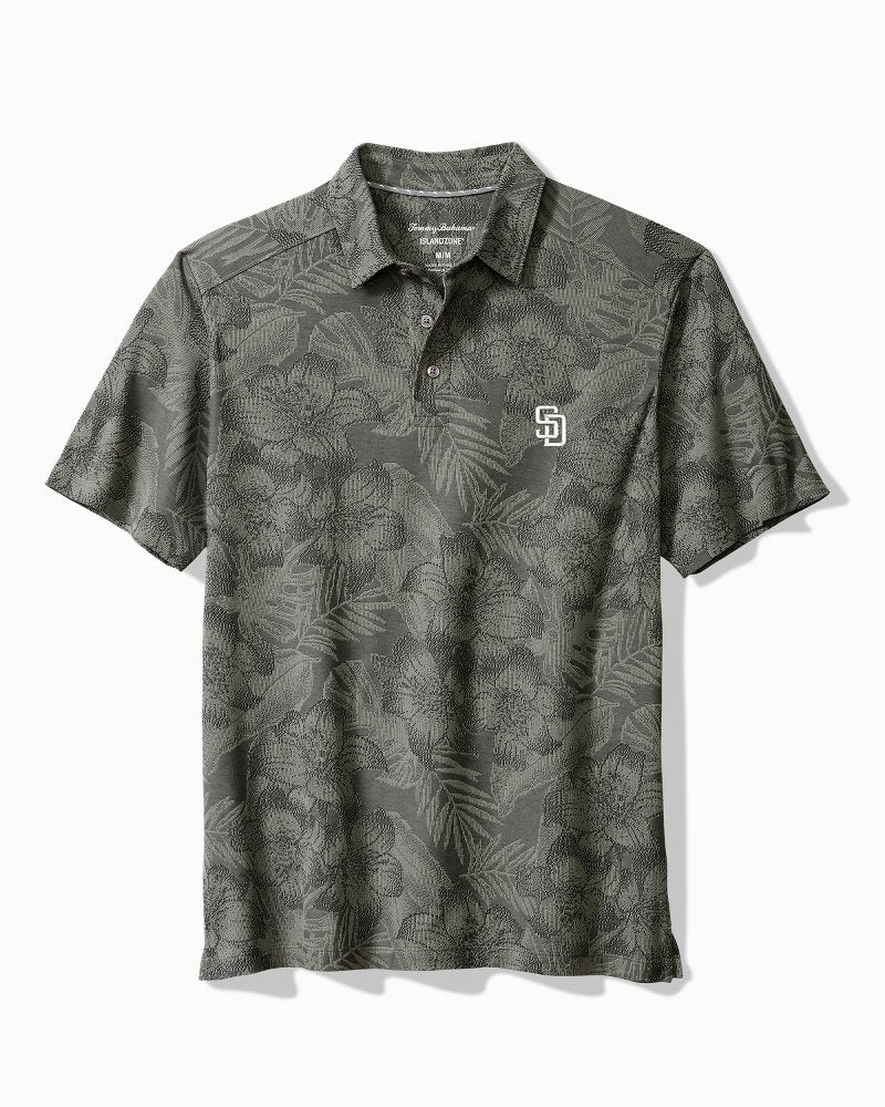 MLB Palm Fresco Hibiscus IslandZone Polo - san_diego_padres